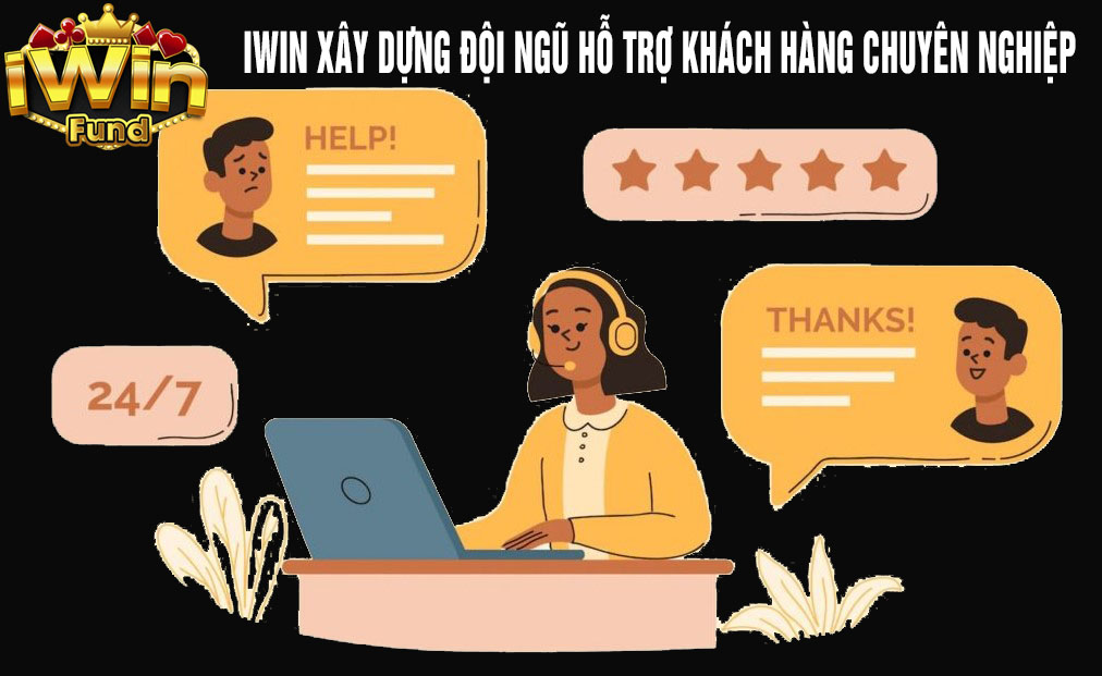 iwin xây dựng đội ngũ hỗ trợ khách hàng chuyên nghiệp